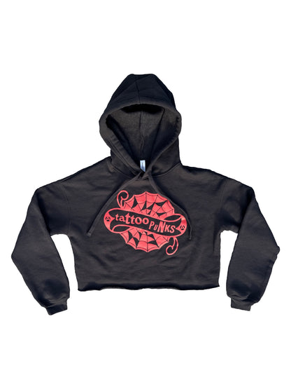 Tattoo Punks X Web Crop Hoodie