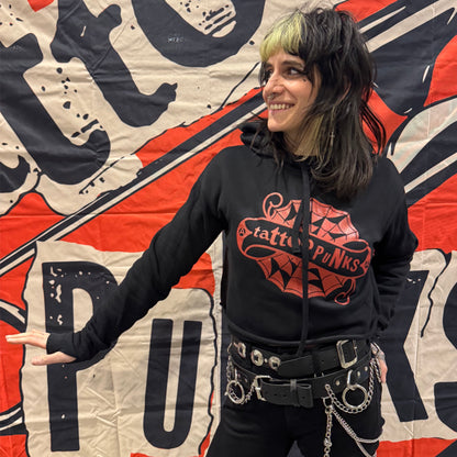 Tattoo Punks X Web Crop Hoodie