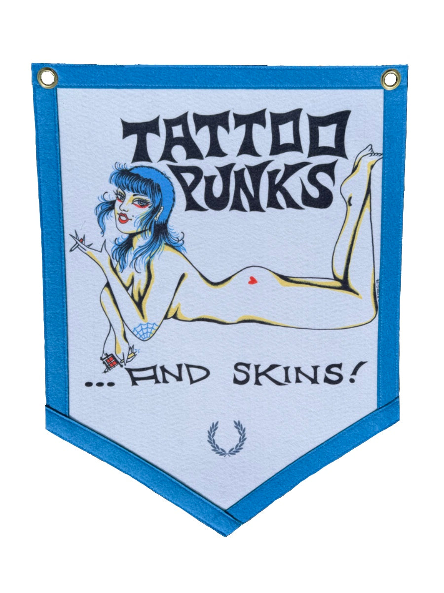 Tattoo Punks X Fede Borgia Felt Banner