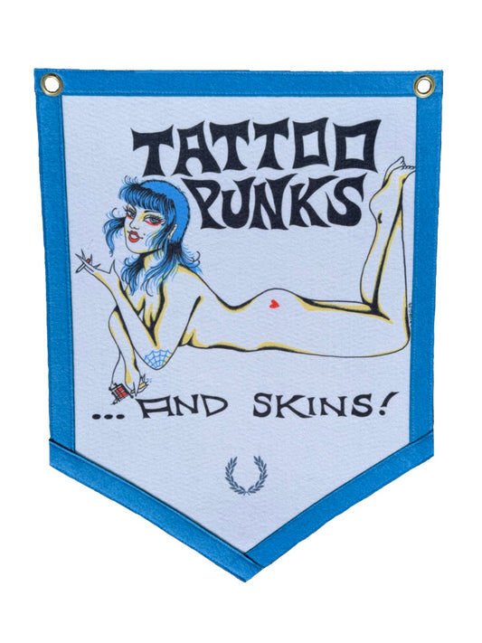 Tattoo Punks X Fede Borgia Felt Banner