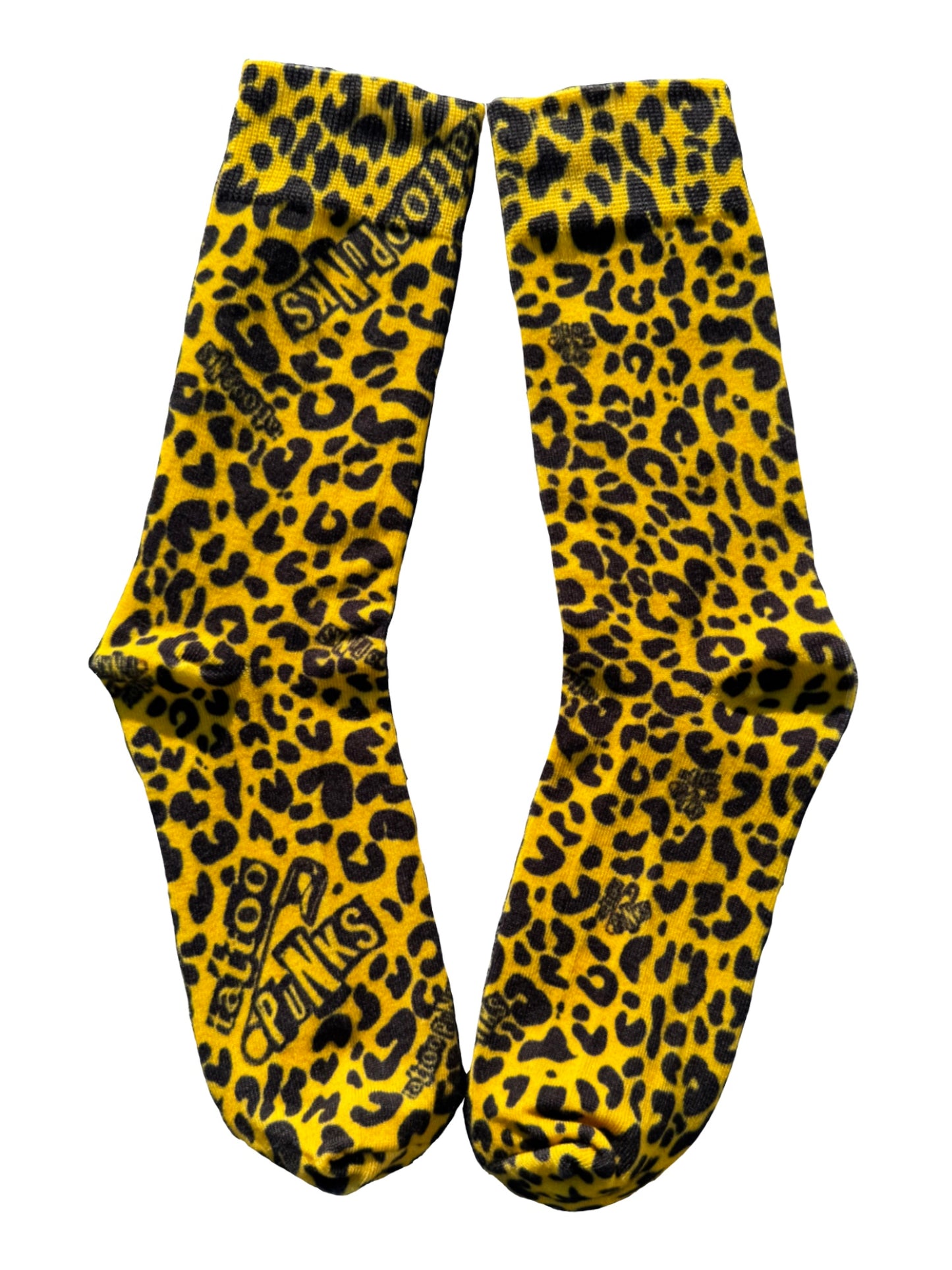 Tattoo Punks Leopard Print Socks