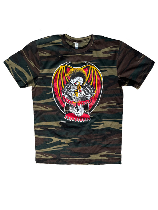 Tattoo Punks x Federico Raw - Camo Tee