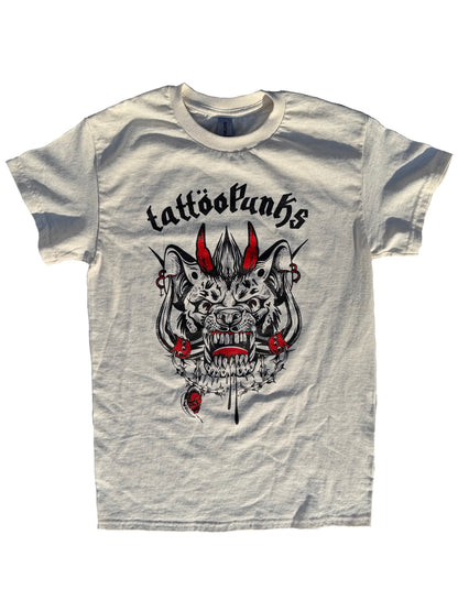 Tattoo Punks X Lorena Skunkrocker "Snaggle Rocker" Teeits a
